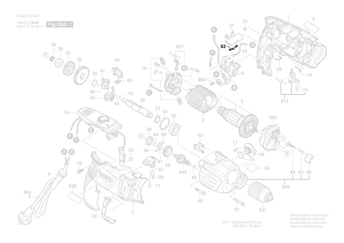 Ressort réf. 2 601 290 030 BOSCH